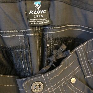 Kuhl active stretch performance pants - hike/climb/camp - Sz 2 Reg length
